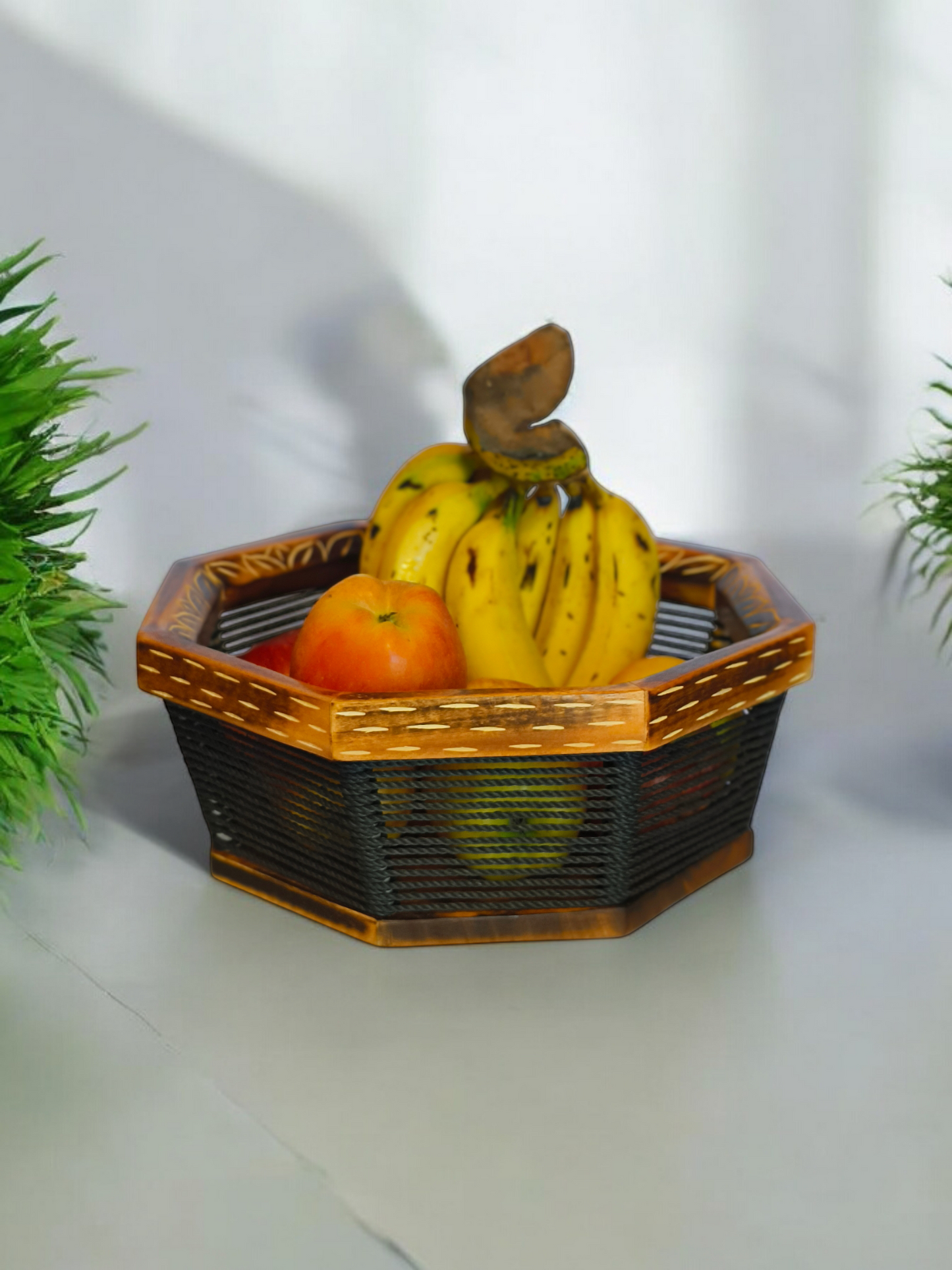 Wooden Fruit & Vegetable basket/Foldable Fruit Basket