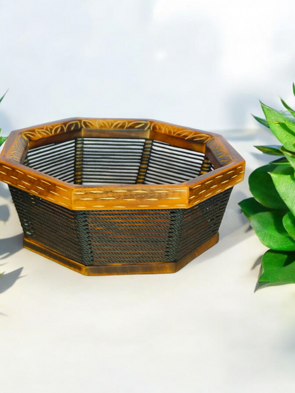 Wooden Fruit & Vegetable basket/Foldable Fruit Basket