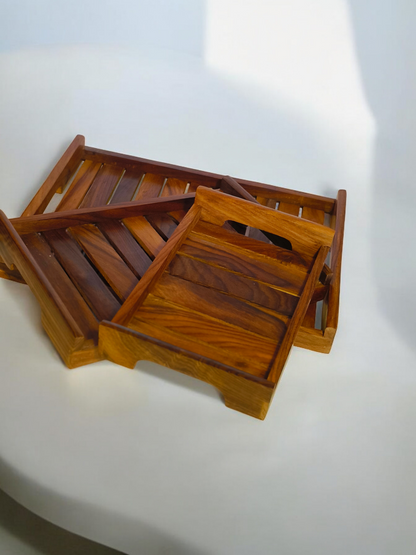 Beautiful Wooden Coffee Serving Tray sets